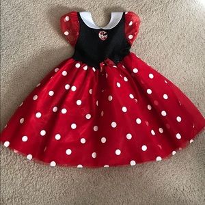 Disney Girls Minnie Mouse Dress- Size 6/6x